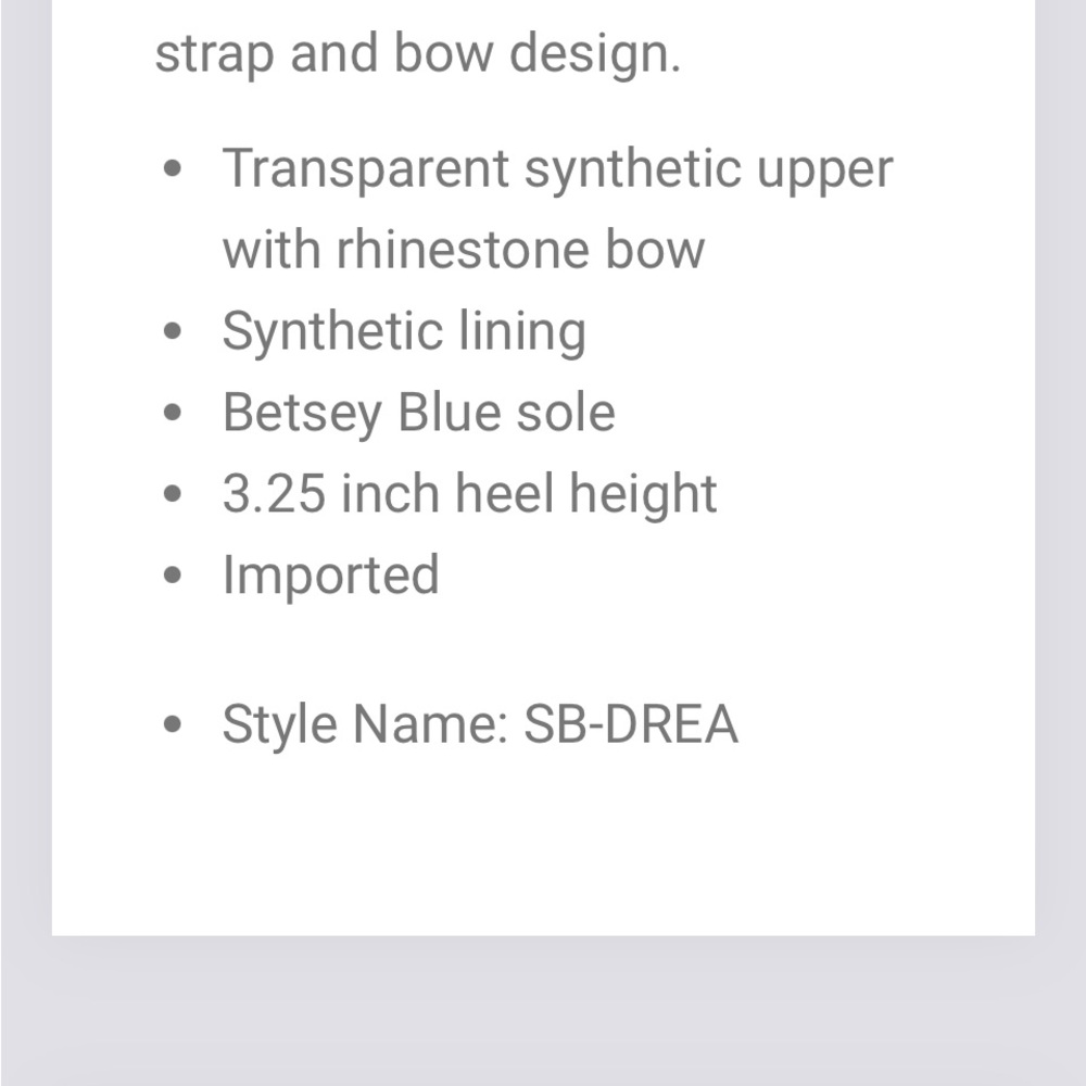 Betsey Johnson Drea Lilac heels - Picture 7 of 7